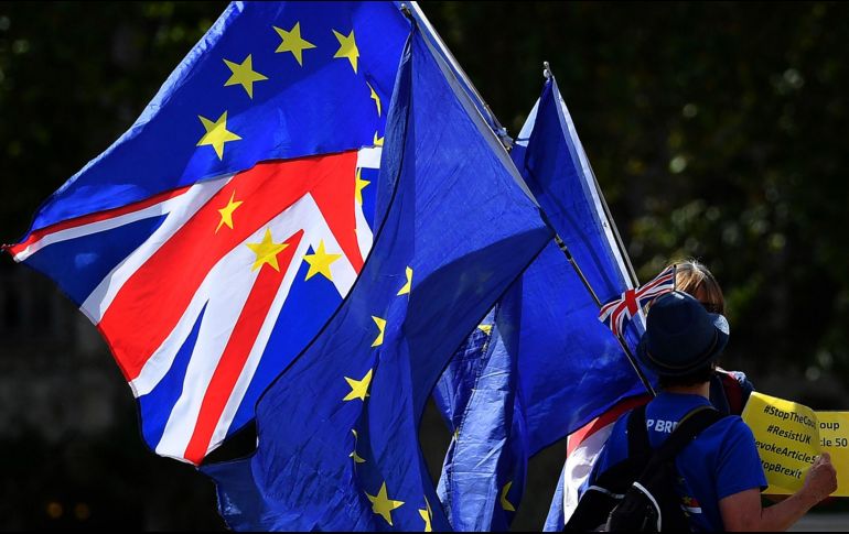 Ambas partes dicen que todavía hay grandes vacíos y no está claro si podrán llenarlos a tiempo para una salida ordenada al final de octubre. AFP / ARCHIVO