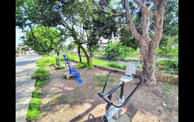 El espacio recreativo tiene hierba crecida y malos olores. EL INFORMADOR / R. Rivas