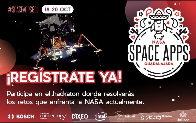 Con este maratón tecnológico, la NASA busca detectar talento que genere soluciones a problemas reales en la tierra y el espacio. TWITTER/ @euccgdl