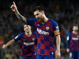 Como ha sido habitual en los últimos años, Messi recibirá el trofeo en la antigua fábrica de cervezas Damm, en Barcelona. AFP / ARCHIVO