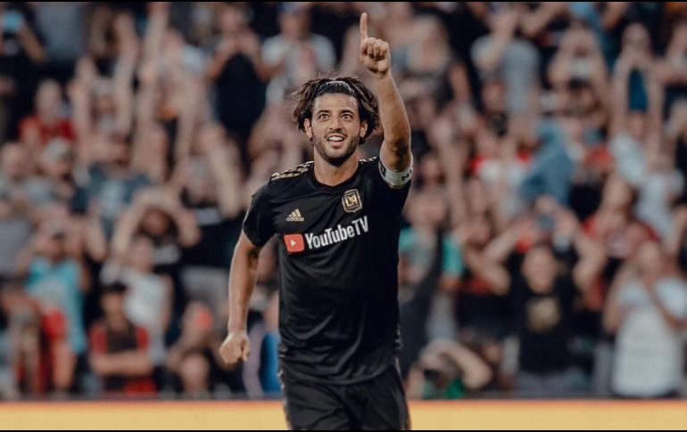El atacante contabiliza 39 goles con Los Ángeles FC y hace unos días se convirtió en el jugador con más anotaciones en una temporada de la MLS. TWITTER / @11carlosV