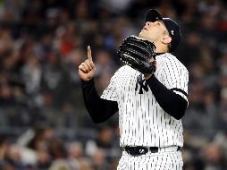 Cessa debutó en juegos de postemporada y lanzó por Yankees. AFP / ARCHIVO