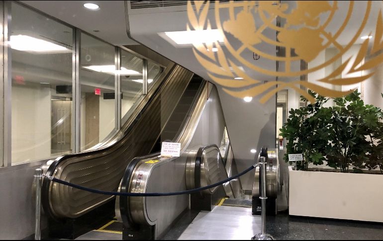 La ONU ha limitado viajes y viáticos, además de implementar en sus instalaciones medidas de ahorro como apagar fuentes y escaleras. EFE/M .Villar