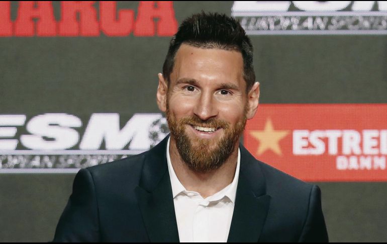 Lio ganó el botín por marcar 36 goles en la Liga española. El mes pasado había recibido el premio The Best. EFE 