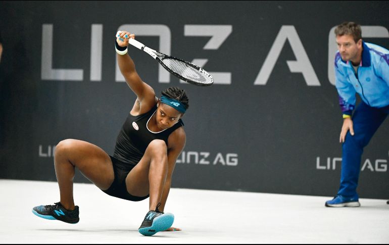 Gauff venía de ganar el domingo pasado su primer título en la WTA. AFP / B. Gindl