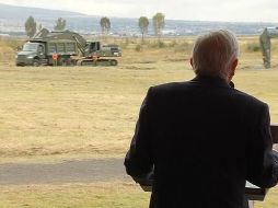 El Presidente Andrés Manuel López Obrador da el banderazo del inicio de la construcción del aeropuerto de Santa Lucía. YOUTUBE / Gobierno de México