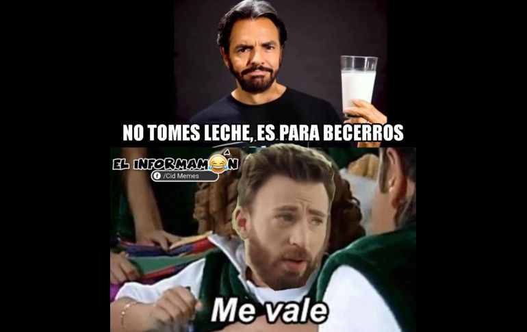 Eugenio Derbez pide no tomar leche de vaca y lo critican