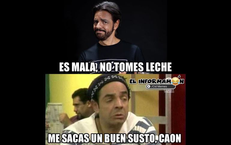 Eugenio Derbez pide no tomar leche de vaca y lo critican