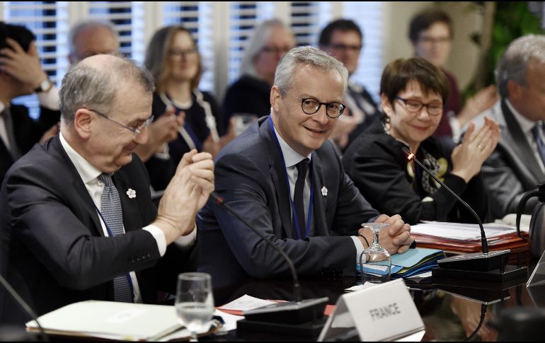 El ministro francés de Finanzas, Bruno Le Maire, explica que la circulación de 