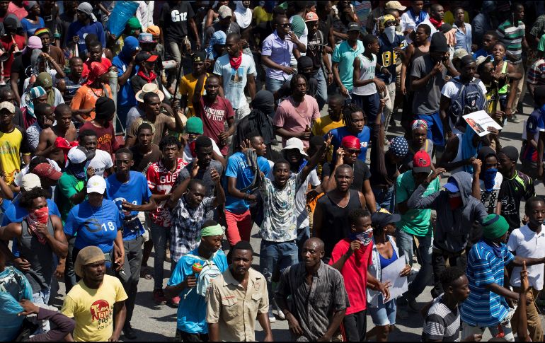 Haití es escenario de protestas diarias contra Moise desde el pasado 16 de septiembre, a raíz de la delicada situación económica que vive el país y de la crisis política. EFE/O. Barría