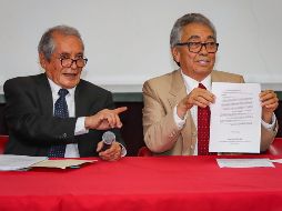 En conferencia de prensa, los abogados Juan Pablo Badillo Soto y José Luis González Meza calificaron como algo sensato y justo la liberación de Ovidio Guzmán López. NTX/Q. Blanco