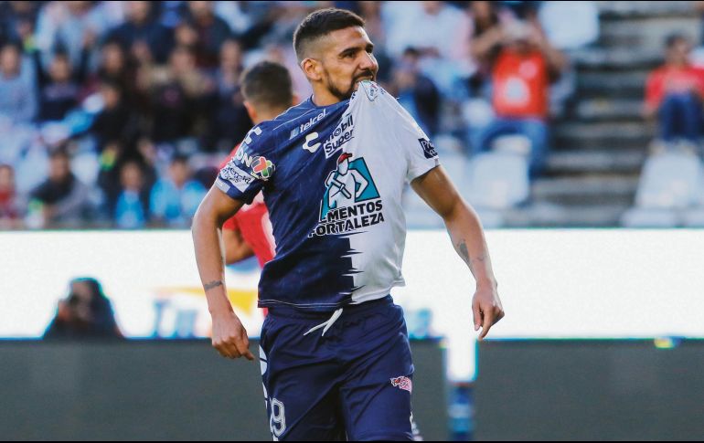 Franco Jara. El argentino es el referente en el ataque de los Tuzos. IMAGO7