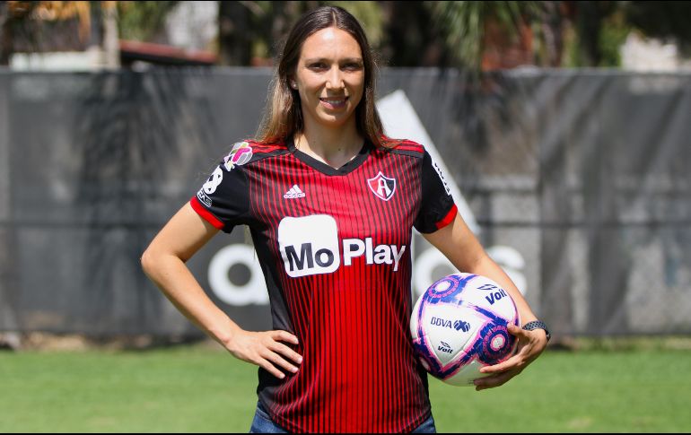 Adriana Iturbide. La delantera ha marcado ocho goles con las rojinegras. IMAGO7/F. Meza