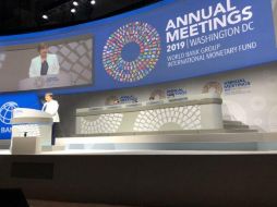 La decisión se interpretó como un intento de evitar un choque frontal con Estados Unidos, que se ha opuesto hasta ahora a una reforma que daría un mayor peso a China y otros mercados emergentes en la toma de decisiones del FMI. TWITTER/ @FMInoticias