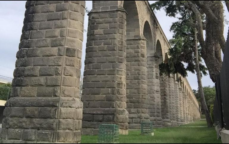 Acueducto. En Colomos. CORTESÍA / L. Fernández