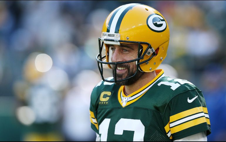 Aaron Rodgers en este encuentro pasó la barrera de 350 pases de anotación en su carrera. AFP / D. Buell