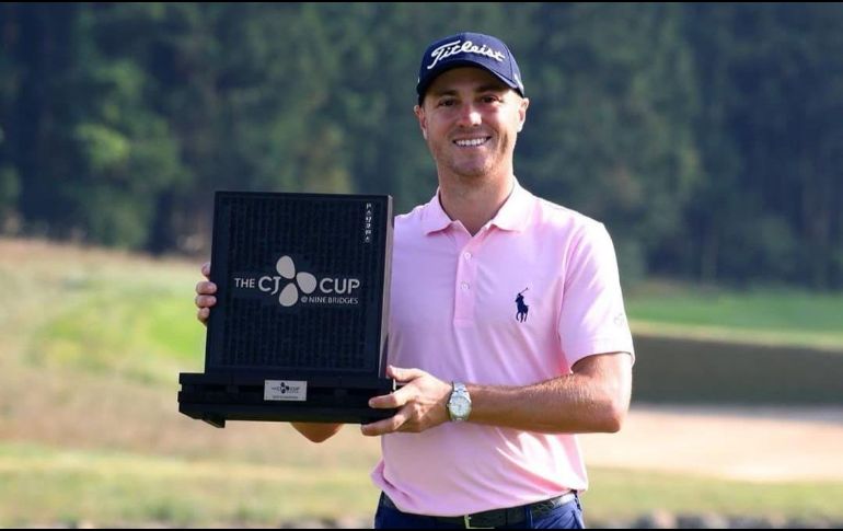 Justin Thomas se convirtió en el jugador activo con más victorias desde la temporada 2016-2017 con diez. INSTAGRAM / @justinthomas34