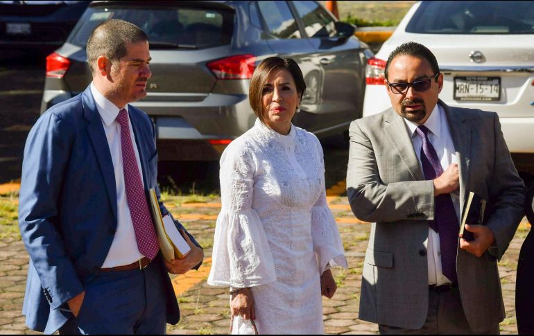 El juez Felipe de Jesús Delgadillo Padierna tiene 48 horas para determinar si Robles Berlanga deberá continuar o no sujeta a prisión preventiva justificada. NOTIMEX