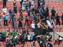 Los actos violentos del domingo en el Alfonso Lastras serán castigados por la Comisión Disciplinaria. IMAGO7