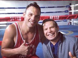 A Julio César Chávez le gustaría que su hijo tenga más preparación antes de enfrentar a Daniel Jacobs. INSTAGRAM / @jcchavez115