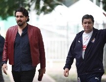 Amaury Vergara se reunió con Tena, con la intención de evitar malos entendidos ante las reuniones con otros entrenadores. Imago7 / S. Bautista