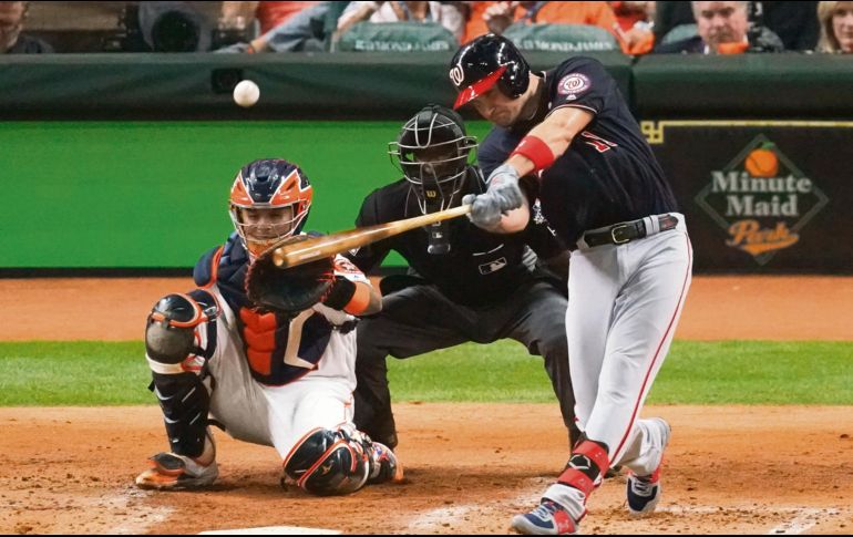 Ryan Zimmerman conectó cuadrangular para los Astros en el segundo rollo. AP