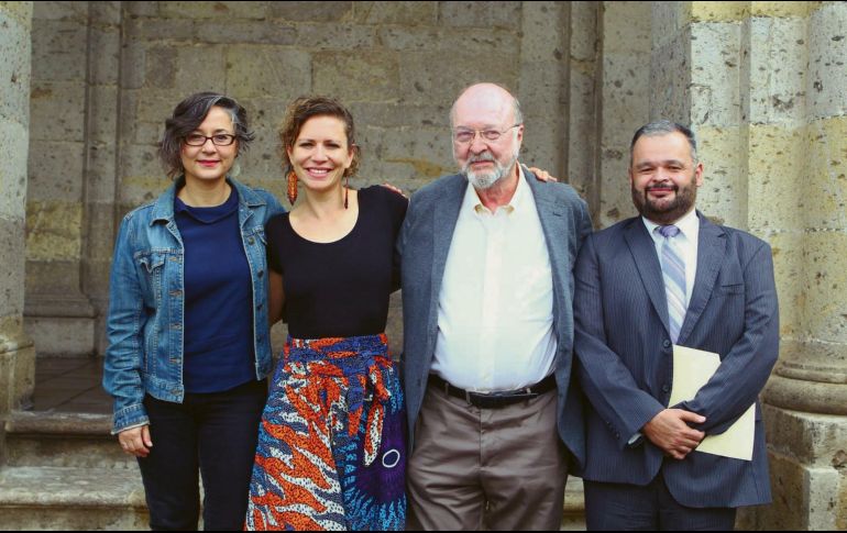 De izquierda a derecha: Susana Chávez, Diana Negrín, Guillermo de la Peña y Alejandro Macías. EL INFORMADOR / E. Barrera