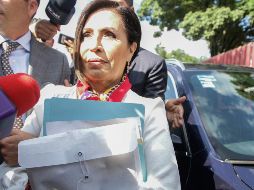 Rosario Robles es acusada de permitir el desvío de fondos públicos por más de cinco mil millones de pesos en los periodos en que dirigió la Sedesol y la Sedatu. NOTIMEX/Archivo