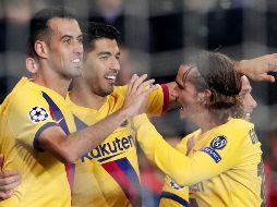 Luis Suárez anotó el gol que le dio el triunfo al Barcelona. EFE / M. Divisek