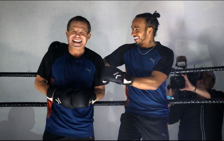 Sobre el cuadrilátero, Hamilton aprendió como defenderse y los secretos de unos ganchos poderosos, como los que conectaba ''La Leyenda'' en sus mejores tiempos. SUN / G. Espinosa