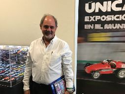 El señor Jesus Gisholt, un entusiasta de la Fórmula Uno, tiene poco más de 20 años armando esta magnífica colección. ESPECIAL / Jesus Gisholt
