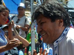 Luego de darse a conocer la victoria de Morales diversas ciudades Bolivianas reportaron manifestaciones y bloqueos. AFP