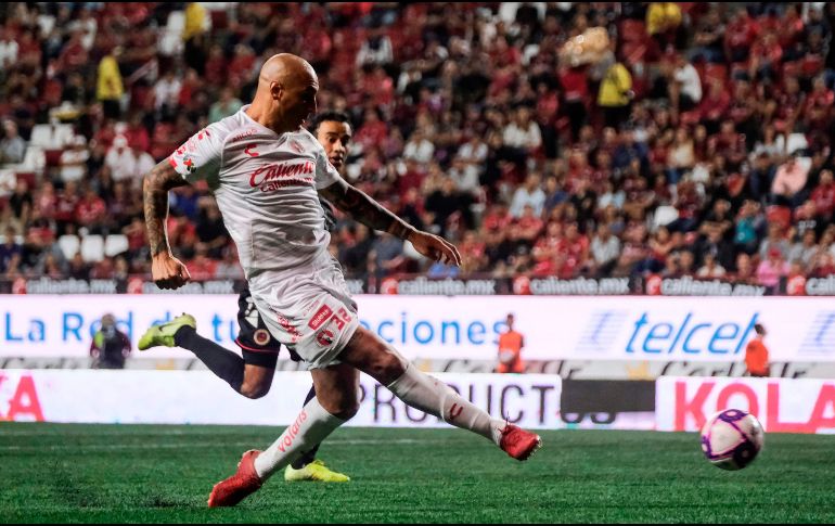 Ariel Nahuelpán marcó el gol definitivo en el minuto 75. AFP/G. Arias