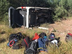 En la camioneta viajaban alrededor de ocho reporteros de diversos medios nacionales. TWITTER/@xevtfm