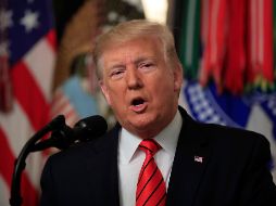 Trump subraya que el líder y fundador del grupo extremista fue abatido luego de estar bajo vigilancia durante varias semanas. AP/ M. Ceneta