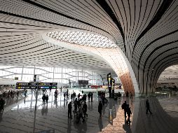 La terminal de Daixing está pensada para descongestionar el actual aeropuerto internacional de Beijing. EFE / H. Hwee Young