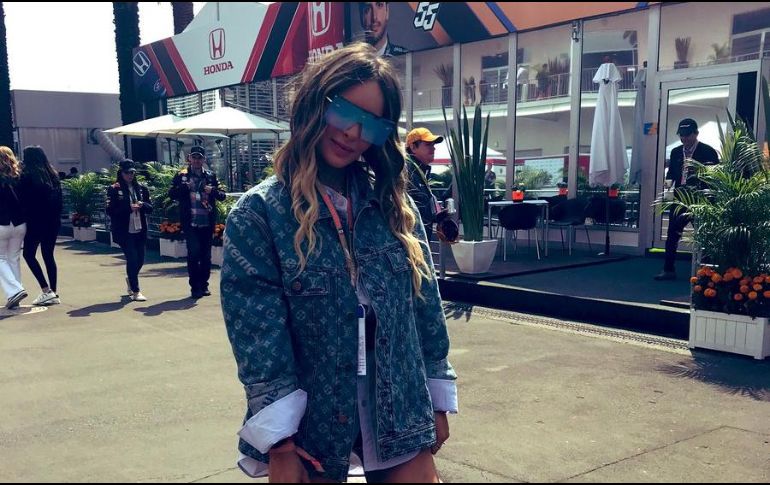 Belinda compartió en sus redes sociales cómo se sintió en su visita al Autódromo. EL INFORMADOR / P. Gallardo