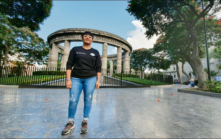 Vanessa, de 24 años, está decidida a poner un granito de arena para mejorar el medio ambiente. EL INFORMADOR / P. López