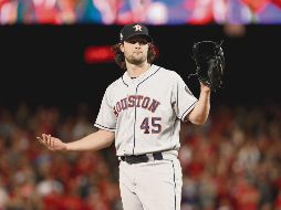 Gerrit Cole tuvo una salida para enmarcar anoche en el Nationals Park. En los tres juegos disputados en Washington, los Astros hicieron 16 carreras más que los locales. AFP / P. Smith