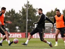 Se trata del penúltimo entrenamiento previo al enfrentamiento. TWITTER / @realmadrid
