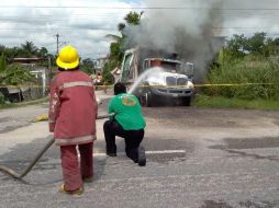 Las víctimas mortales trabajaban en el departamento de limpia y en la Dirección de Bomberos. TWITTER/@AhoraTabasco