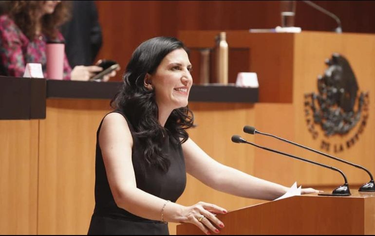 Kenia López Rabadán, presidenta de la Comisión de Derechos Humanos. FACEBOOK/KeniaLopezRabadan1