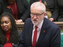 Jeremy Corbyn participa en una sesión del Parlamento este martes en Londres. AP/Cámara de los Comunes