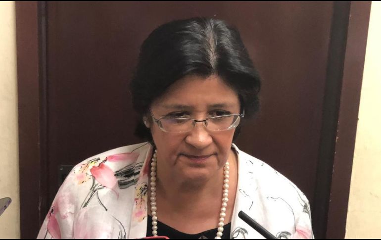 Teresa Brito Serrano dijo que se está revisandoel tema desde septiembre. EL INFORMADOR/R. Rivas