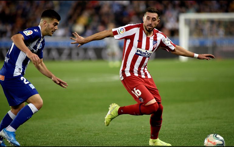 Héctor Herra fue titular en el duelo entre Colchoneros y Alavés. EFE / J. Rodríguez