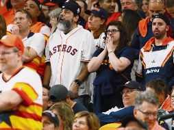 Con cada batazo kilométrico, las ilusiones de los fans de los Astros que se dieron cita al Minute Maid Park se fueron diluyendo. AFP / M. Slocum