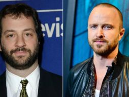 El cineasta Judd Apatow (izq.) y el actor Aaron Paul están entre los críticos del control de velocidad de Netflix,. GETTY IMAGES