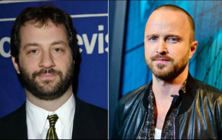 El cineasta Judd Apatow (izq.) y el actor Aaron Paul están entre los críticos del control de velocidad de Netflix,. GETTY IMAGES