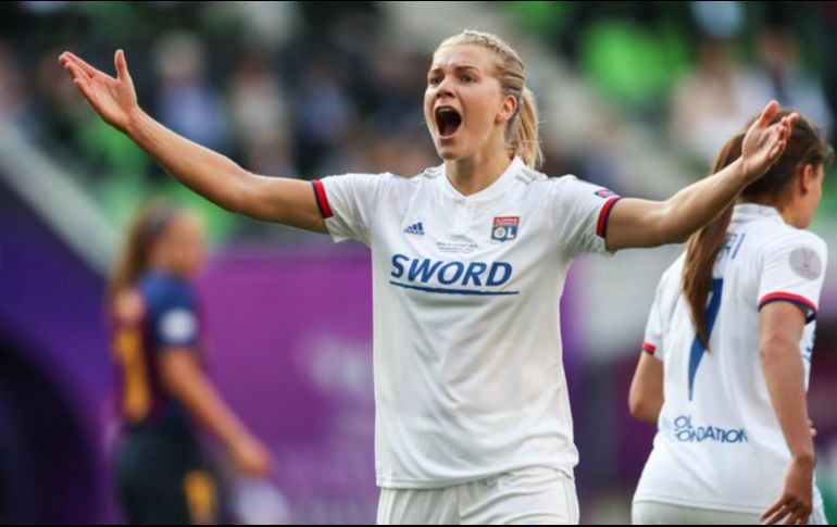 La atacante del Lyon, ganadora del Balón de Oro de 2018, supera con apenas 24 años el récord de la alemana Anja Mittag. TWITTER / @UWCL