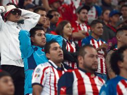 La afición de Chivas vivió otra noche frustrante, y el sentimiento se mantendrá hasta que inicie el siguiente torneo. EL INFORMADOR / F. Atilano